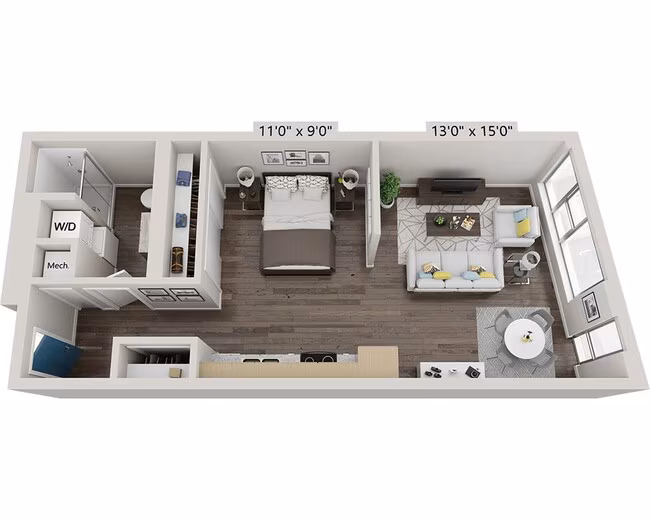 Unit 1711 1711 floor plan